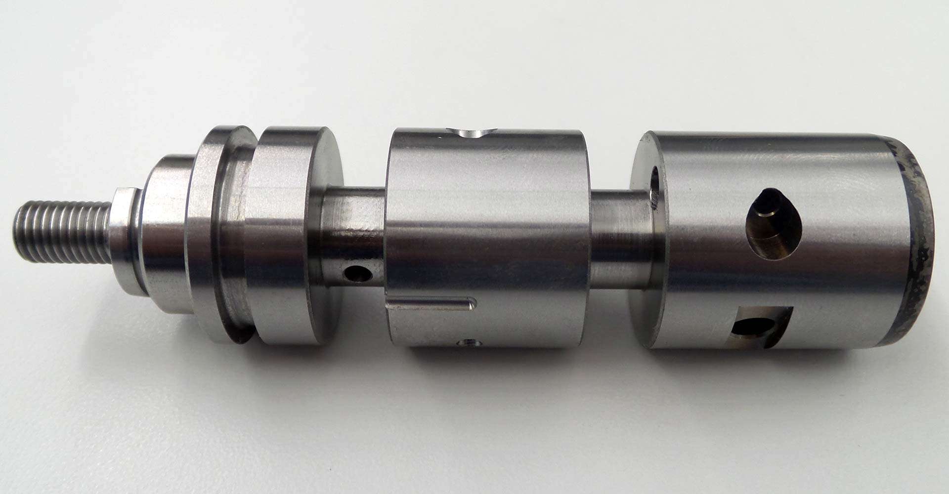 Steel screw machined valve