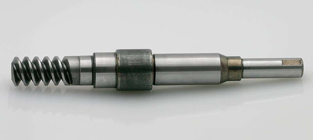 Worm shaft manufacturing