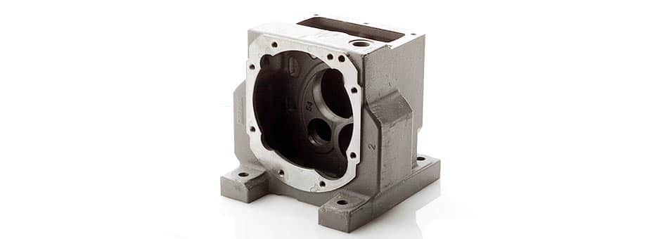 sand cast iron gearmotor housing