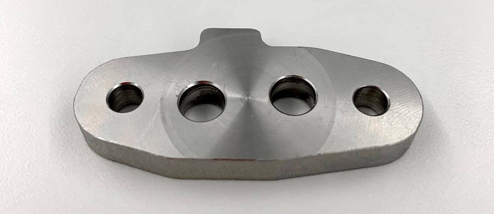 Stainless steel laser cut flange