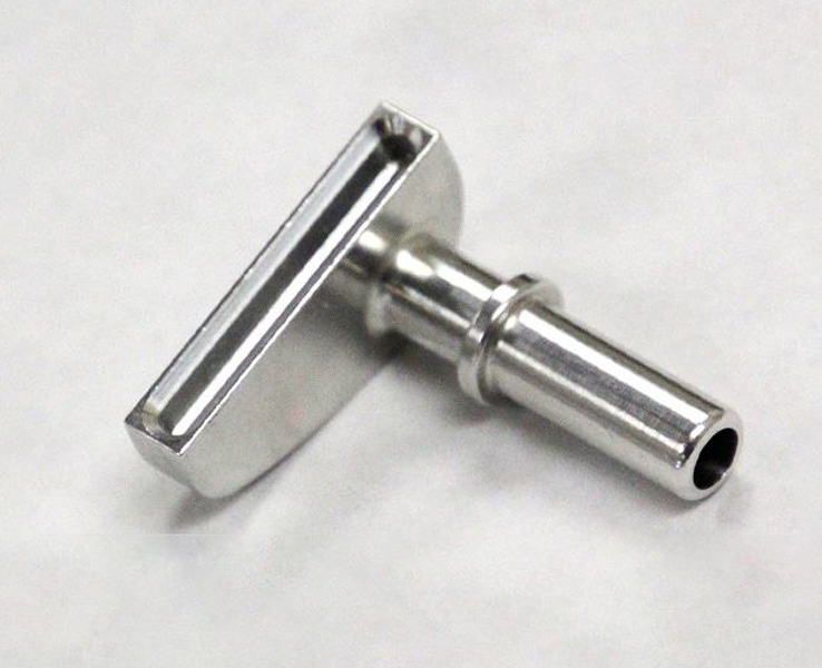 2 electric door parts created through investment casting